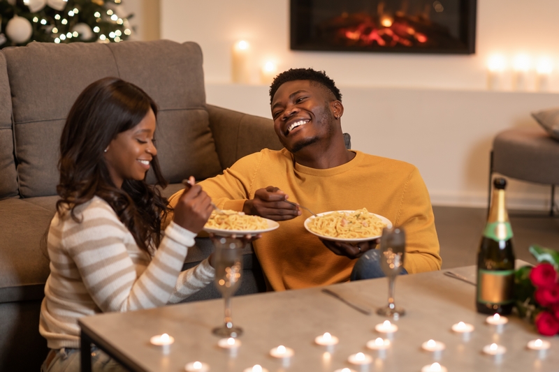 dîner de saint valentin à la maison