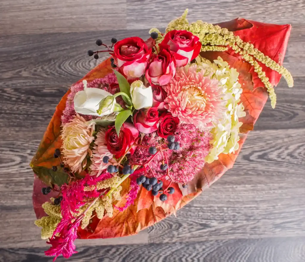 Un bouquet de fleur coloré