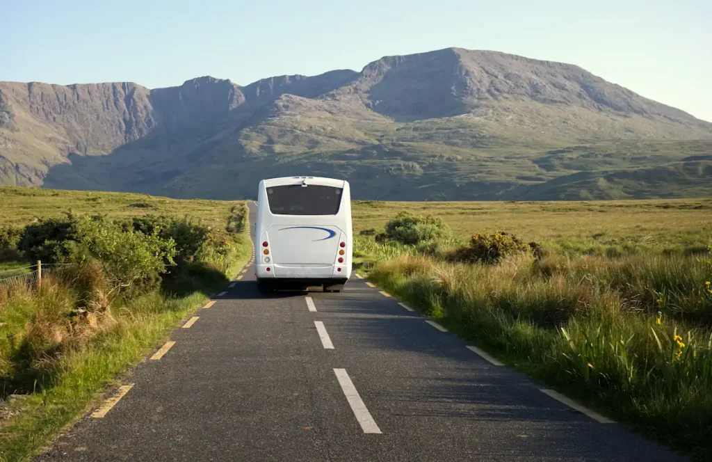 Un camping car sur la route