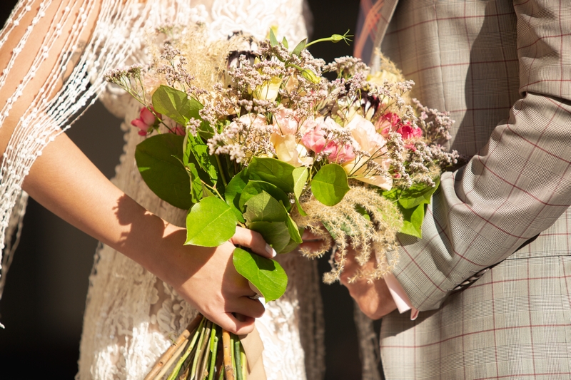 bouquet de mariée champêtre