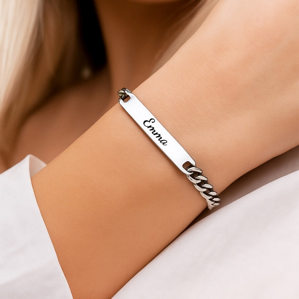 bracelet gourmette avec prénom