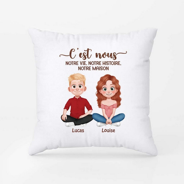coussin personnalisé