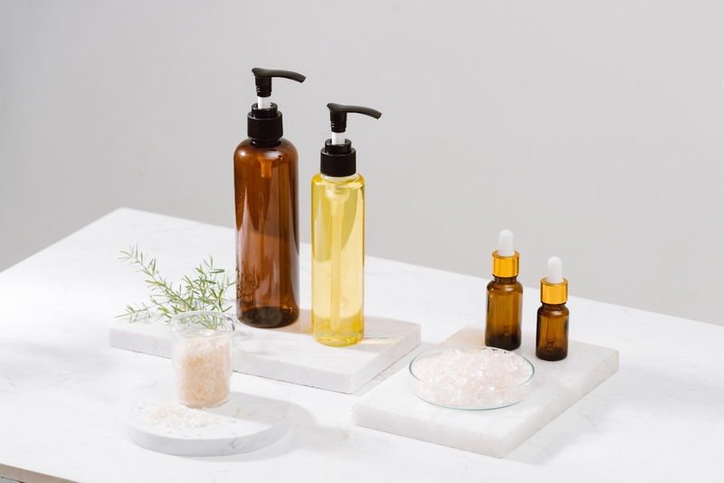 flacons pompe de soins